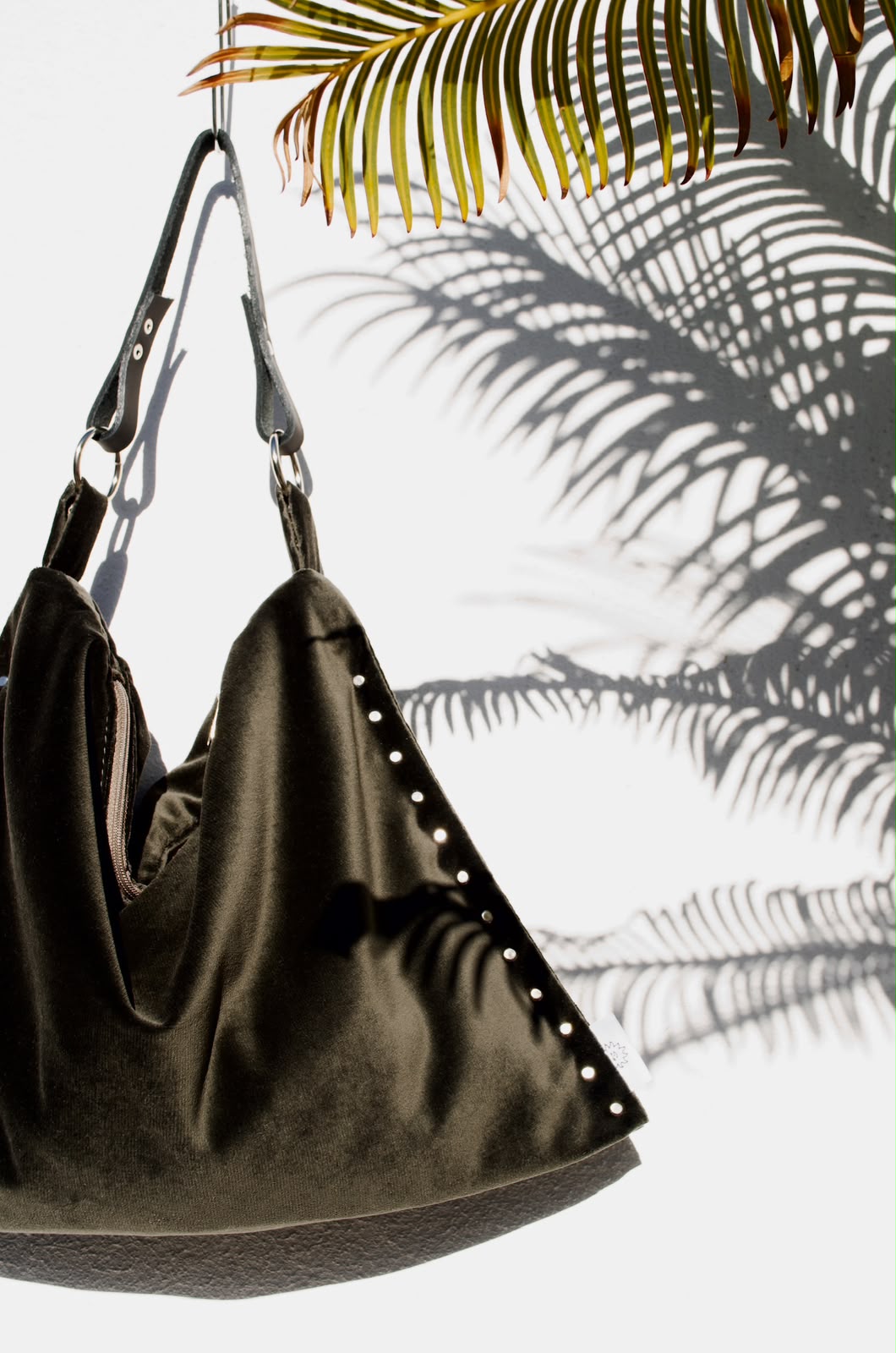 Saltlovers Charcoal Studded Bag