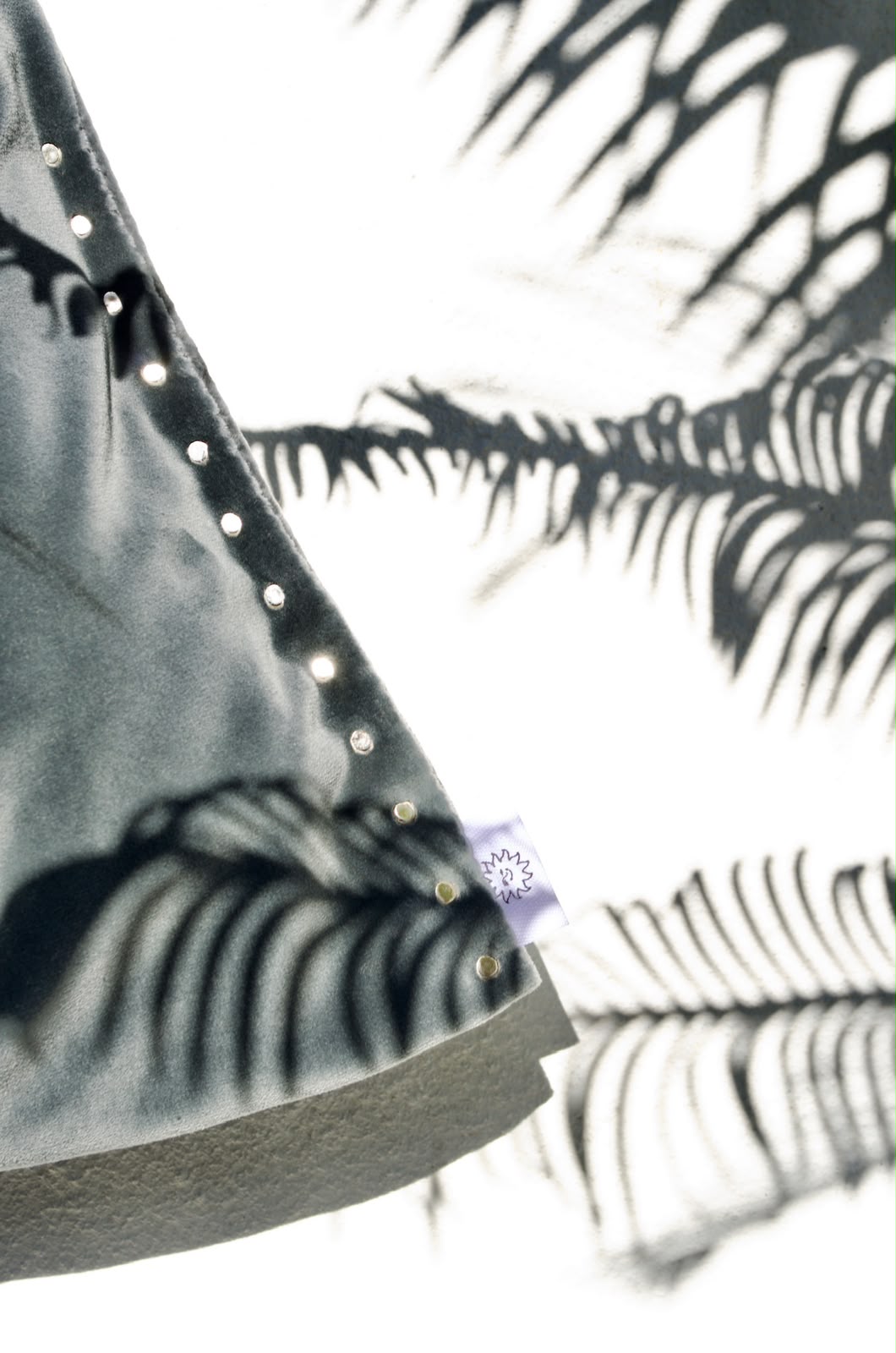 Saltlovers Slate Grey Studded Bag