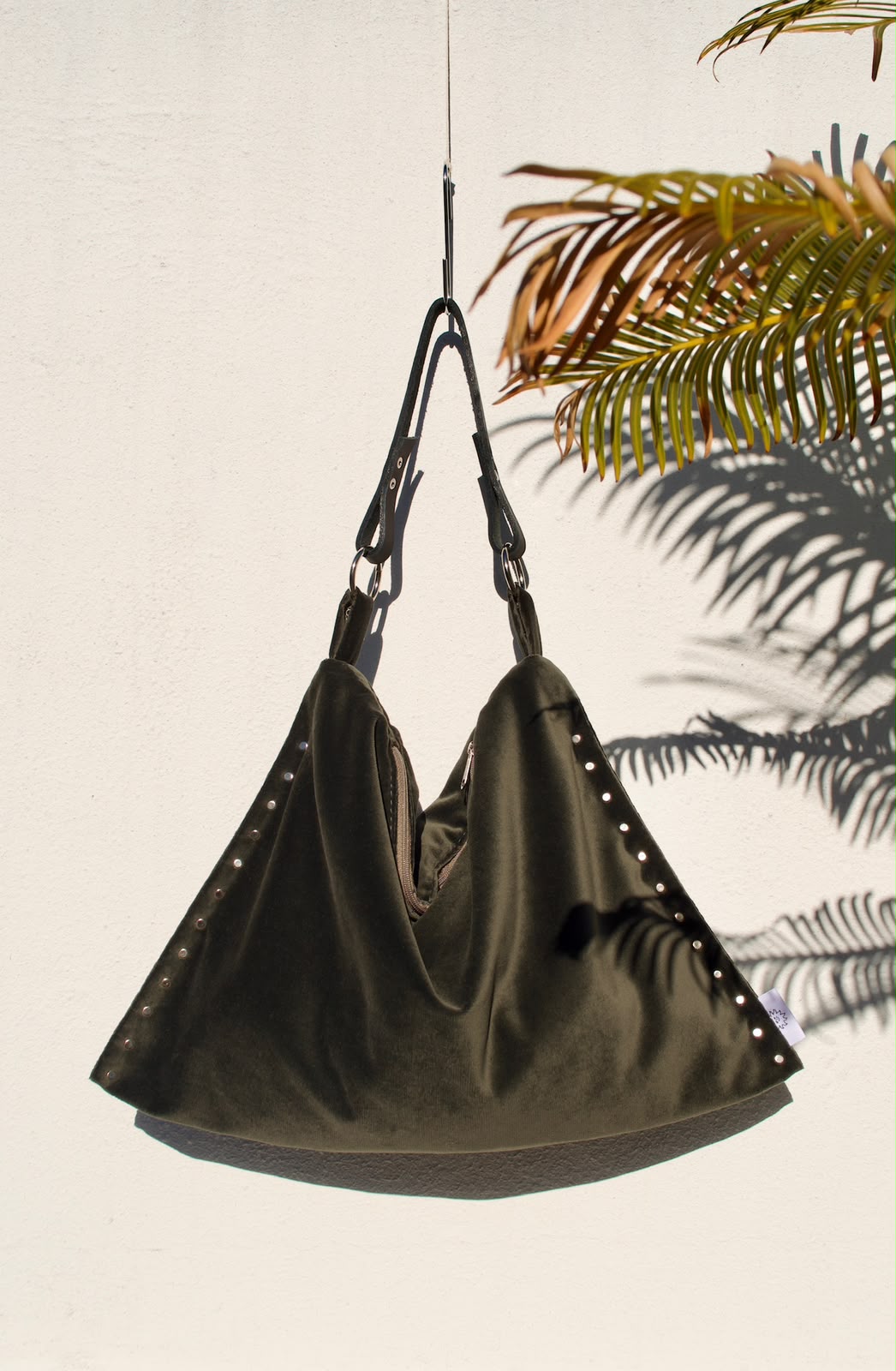 Saltlovers Charcoal Studded Bag