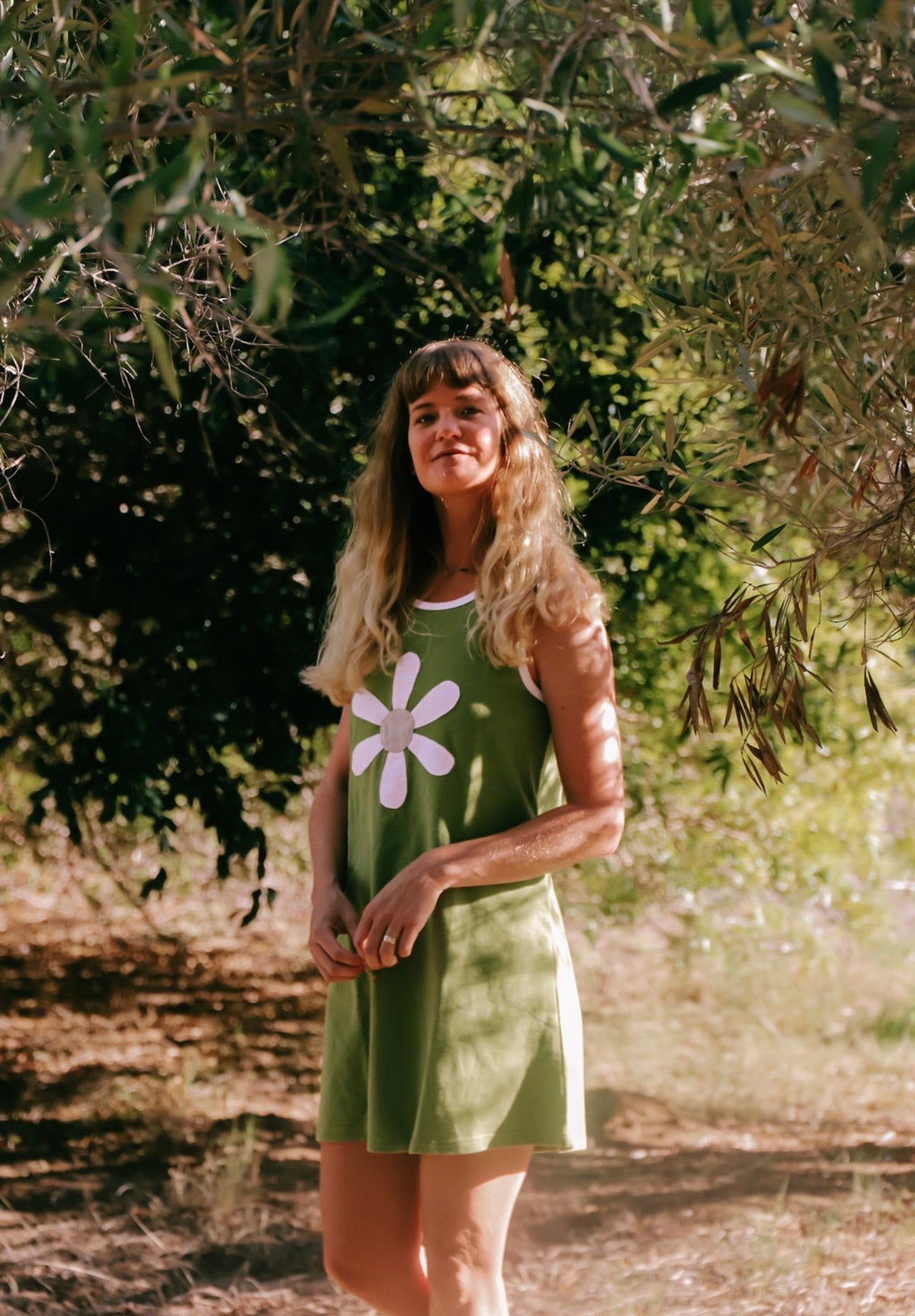 Green Daisy Dress