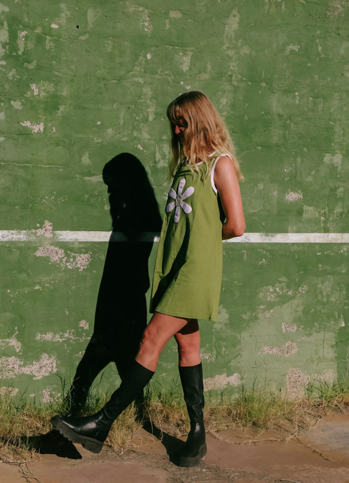 Green Daisy Dress