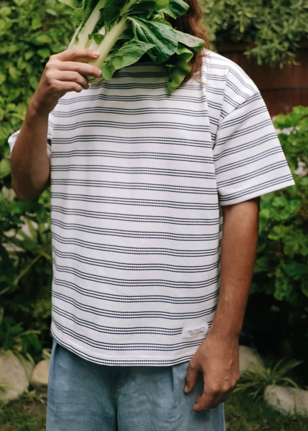 EYG DOTTED STRIPED TEE