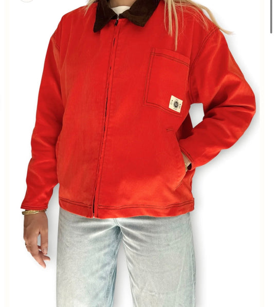 RETRO CLUB RED WORKERS JACKET