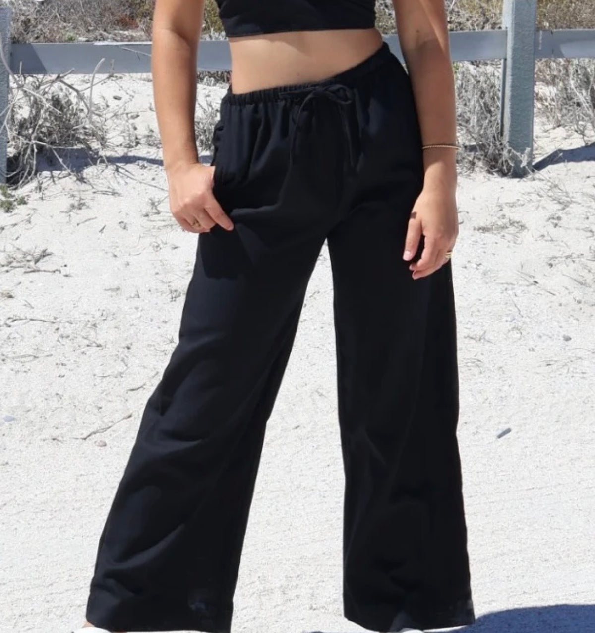 EARTH APPAREL WOMENS LINEN PANT