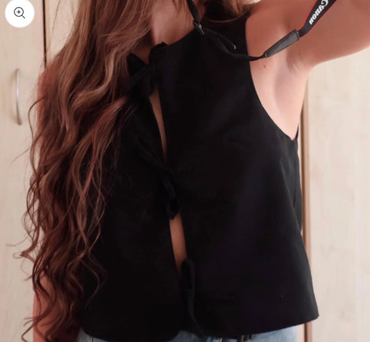EARTH APPAREL FRONT TIE TOP
