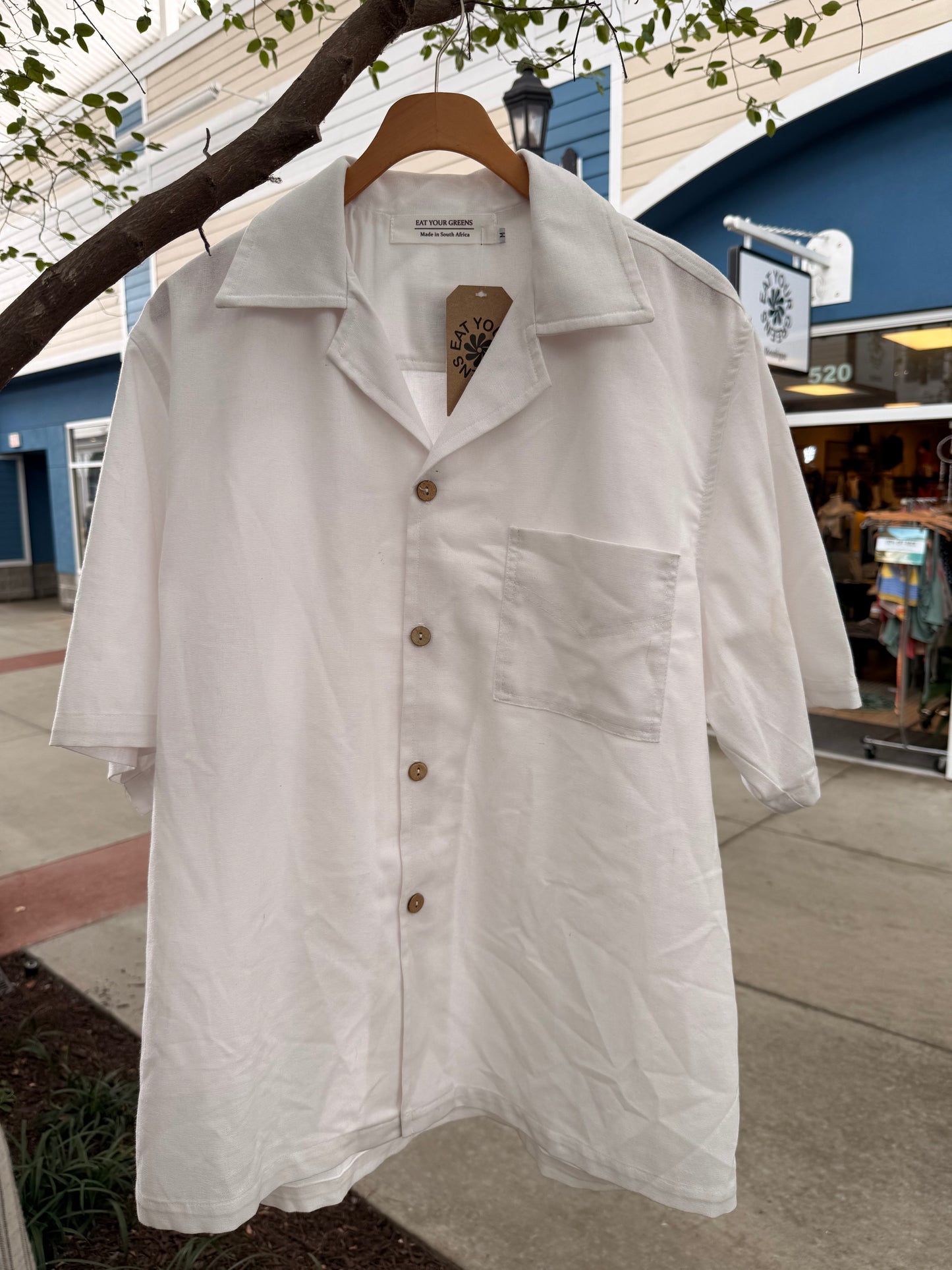 EYG LINEN BUTTON DOWN
