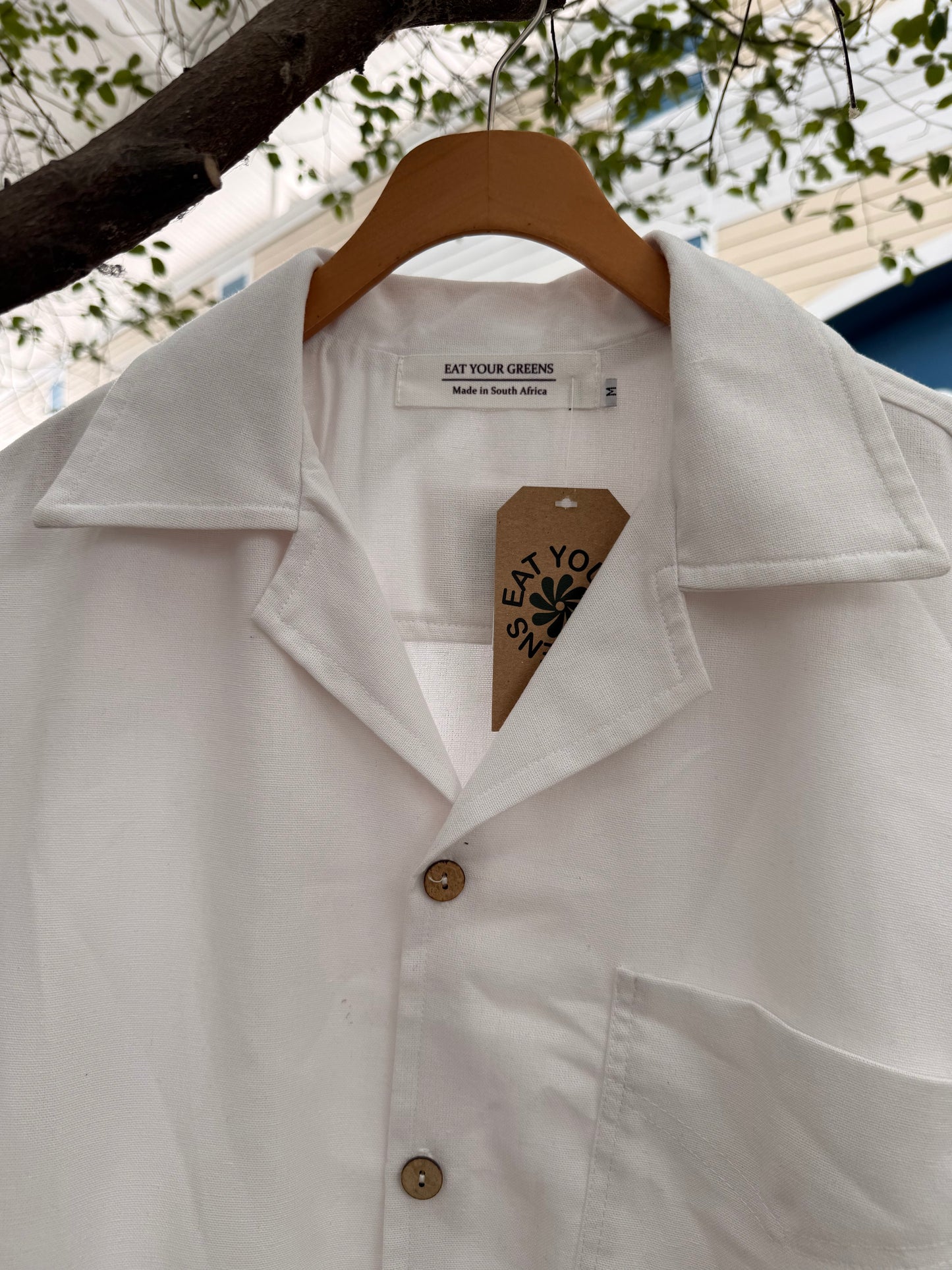EYG LINEN BUTTON DOWN