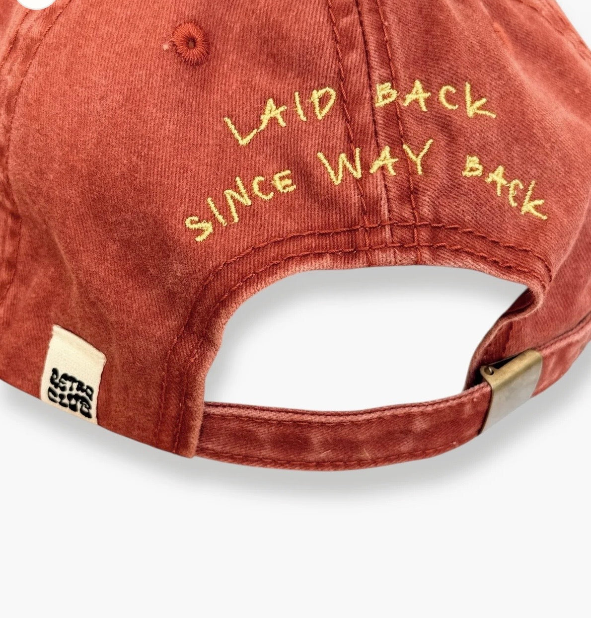 RETRO CLUB RUST LAID BACK CAP
