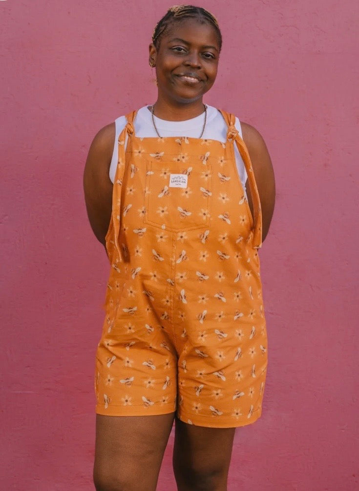 BAMBALAM BUSY BEE SHORT DUNGAREE