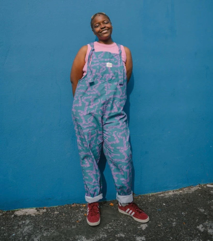 BAMBALAM ROLLER CROCS LONG DUNGAREE