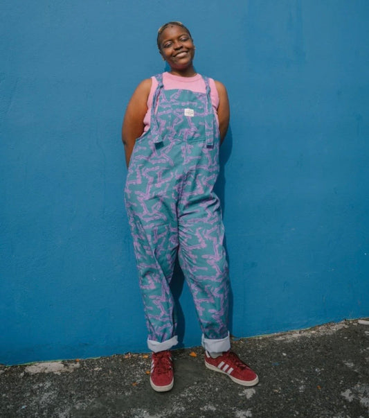 BAMBALAM ROLLER CROCS LONG DUNGAREE