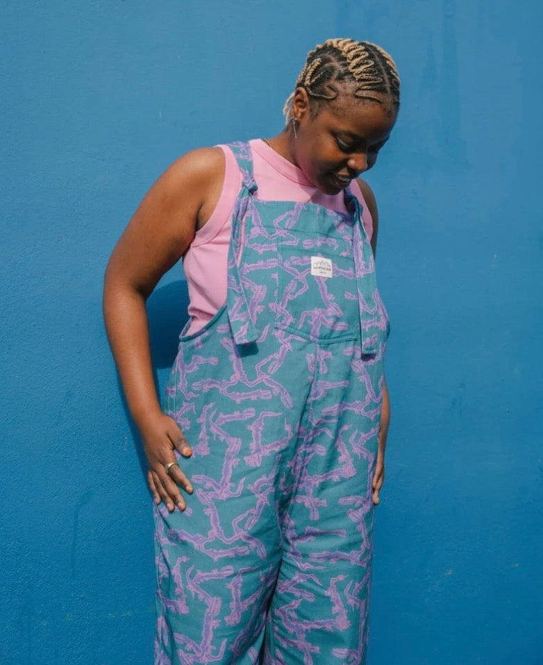 BAMBALAM ROLLER CROCS LONG DUNGAREE