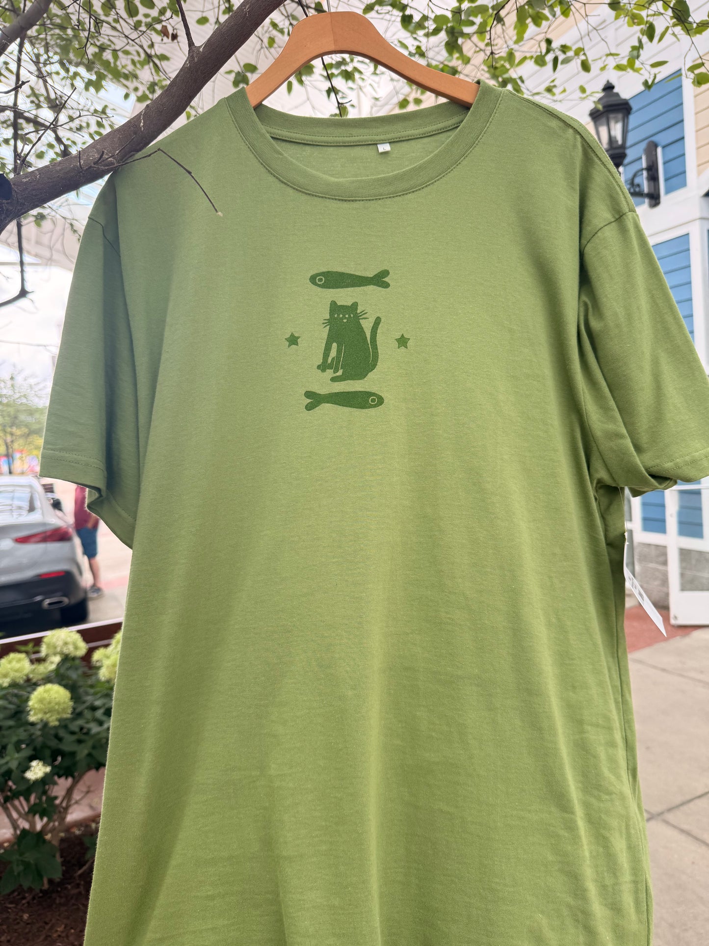 CHICIBONGI SMALL CAT W FISH TEE