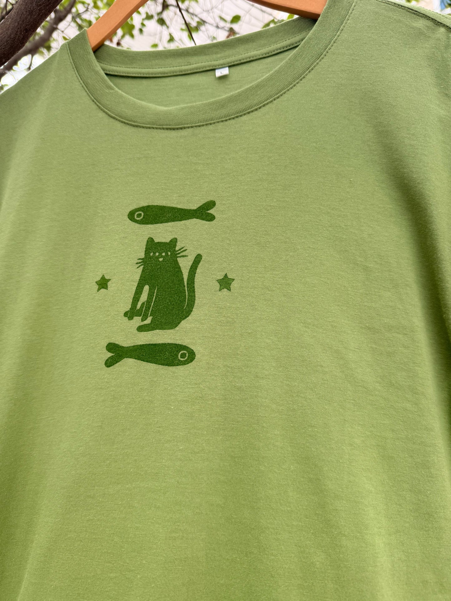 CHICIBONGI SMALL CAT W FISH TEE