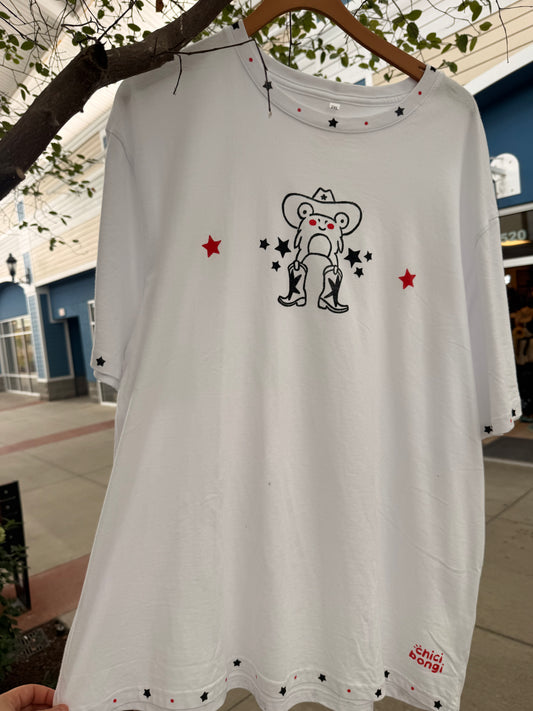 CHICIBONGI BLACK COWBOY TEE