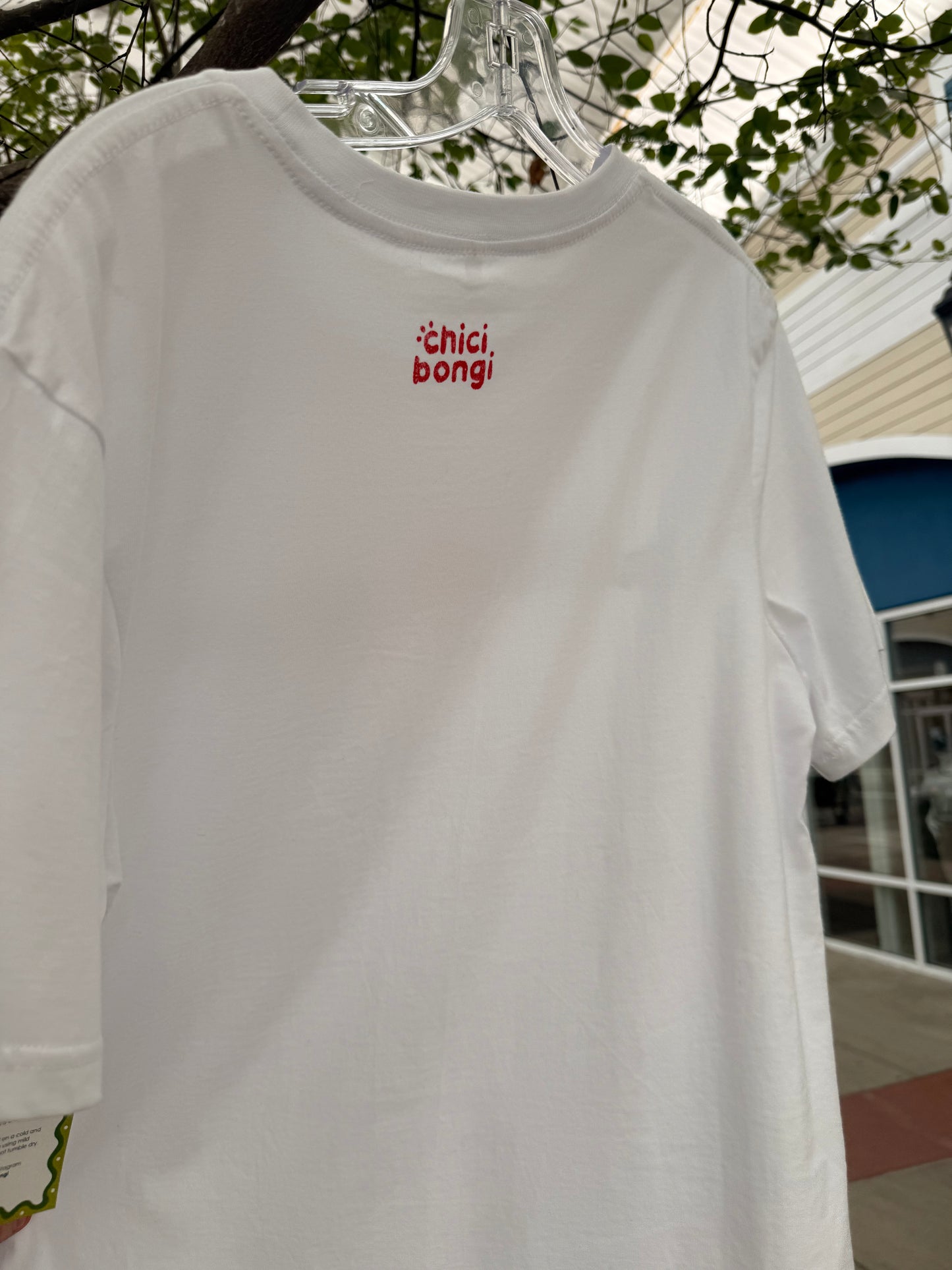 CHICIBONGI WHITE FISH STAR TEE