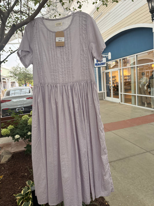 EYG LONG PURPLE DRESS