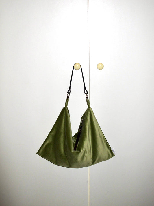 SALTLOVERS GREEN LORRAINE SHOULDER BAG